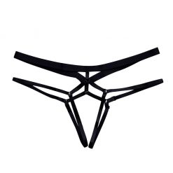 Fashion Exotic Underwear Women Pantie Sexy Lace High Elastic Lingerie Knickers Underpants Underwear Open Crotch G String