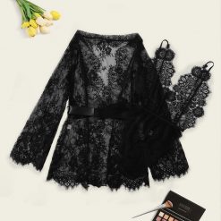 2020 Sexy Fashion Lace Lingerie Underwear Sleepwear Nightdress Pajamas Jumpsuit Soft Lingerie Babydoll Underwear For Women 2020