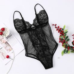 Sexy Lingerie Underwear For Sex New Women Sexy Lace Up Bodysuit Leotard Lingerie Romper Tops Jumpsuit Sleepwear European Clothes