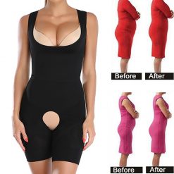 Women Full Body Shaper Waist Trainer Firm Tummy Control Thigh Slimmer Shapewear Reduce Fajas Corset Slimming Underwear Bodysuit