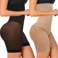 Women's Seamless Plus Size High Waist Control Panties Shapewear Thigh Slimmer Body Shaper Smooth Slip Shorts under Skirt